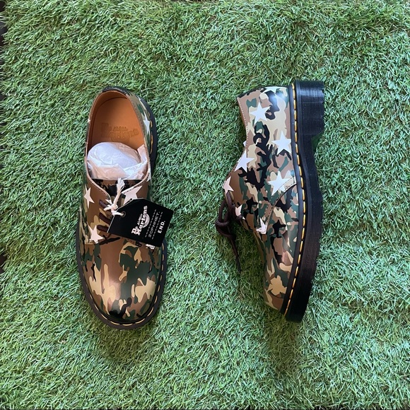 E.N.D. x Sophnet. x Doc Martens 1461 Camo Oxford shoe Sz 7 - Picture 1 of 10